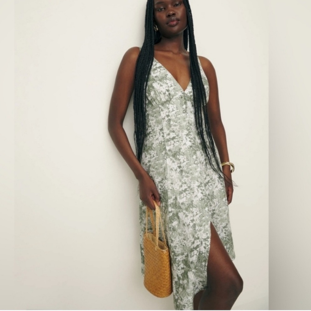 Reformation Sebastien linen dress